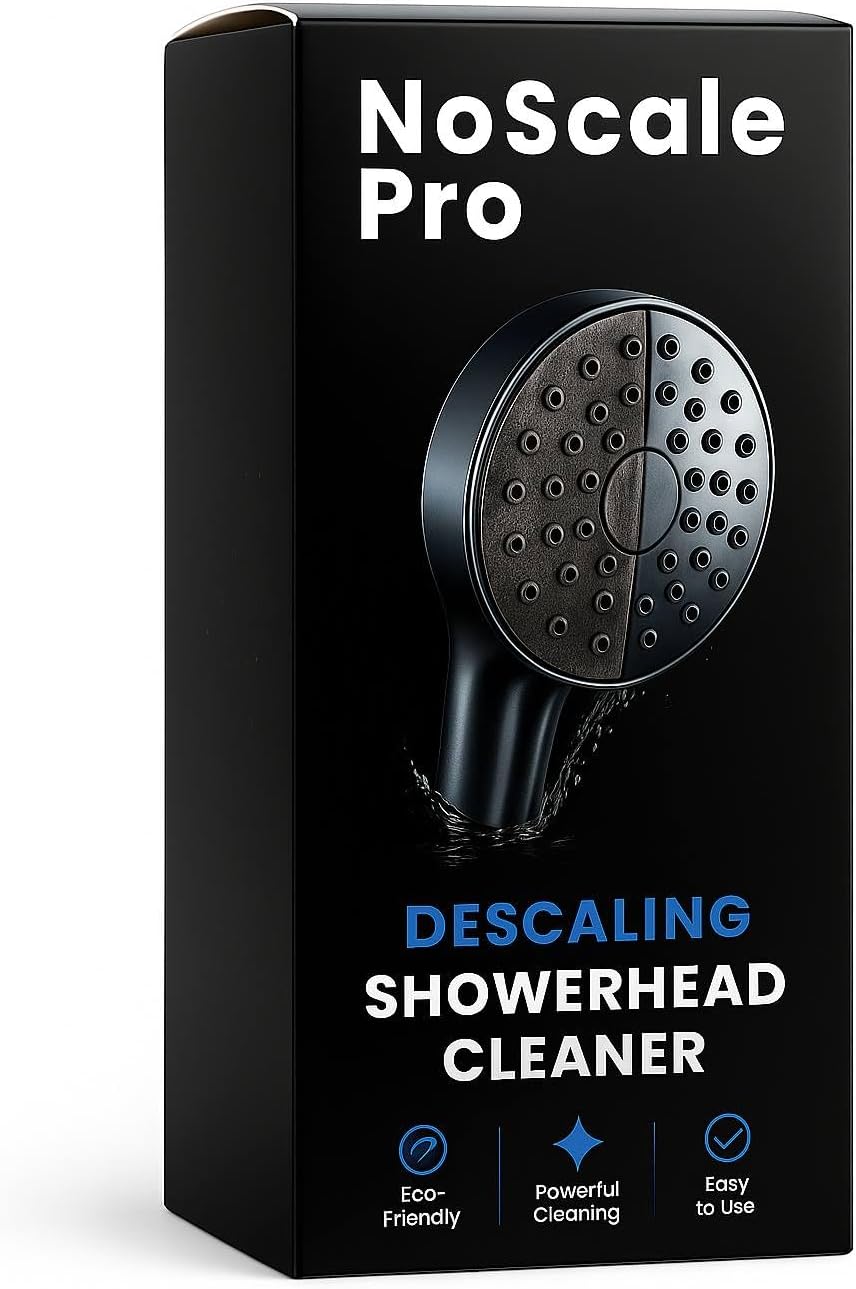 NoScale Pro Showerhead Descaling Kit - Eco-Friendly Limescale Remover