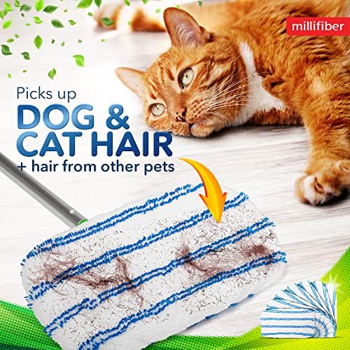 Millifiber Microfiber Mop Pads 4-Pack Swiffer Compatible