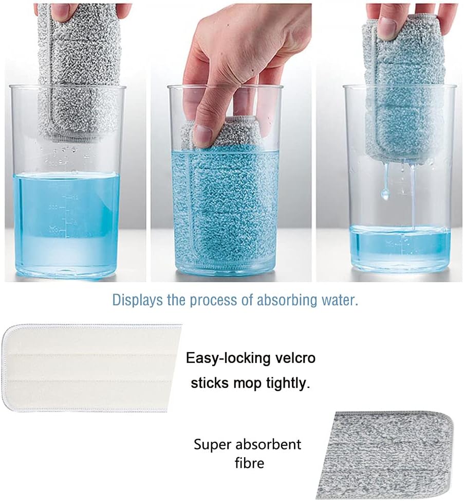 YOUSHANGJIA 24 Inch Microfiber Mop Refill 6 Pack