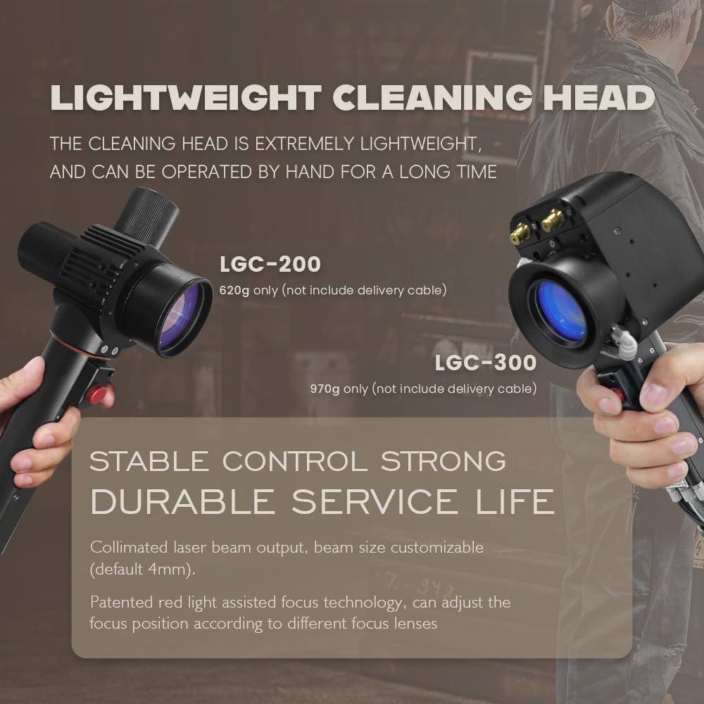 ZAC 200W Pulse Laser Cleaner for Rust Removal