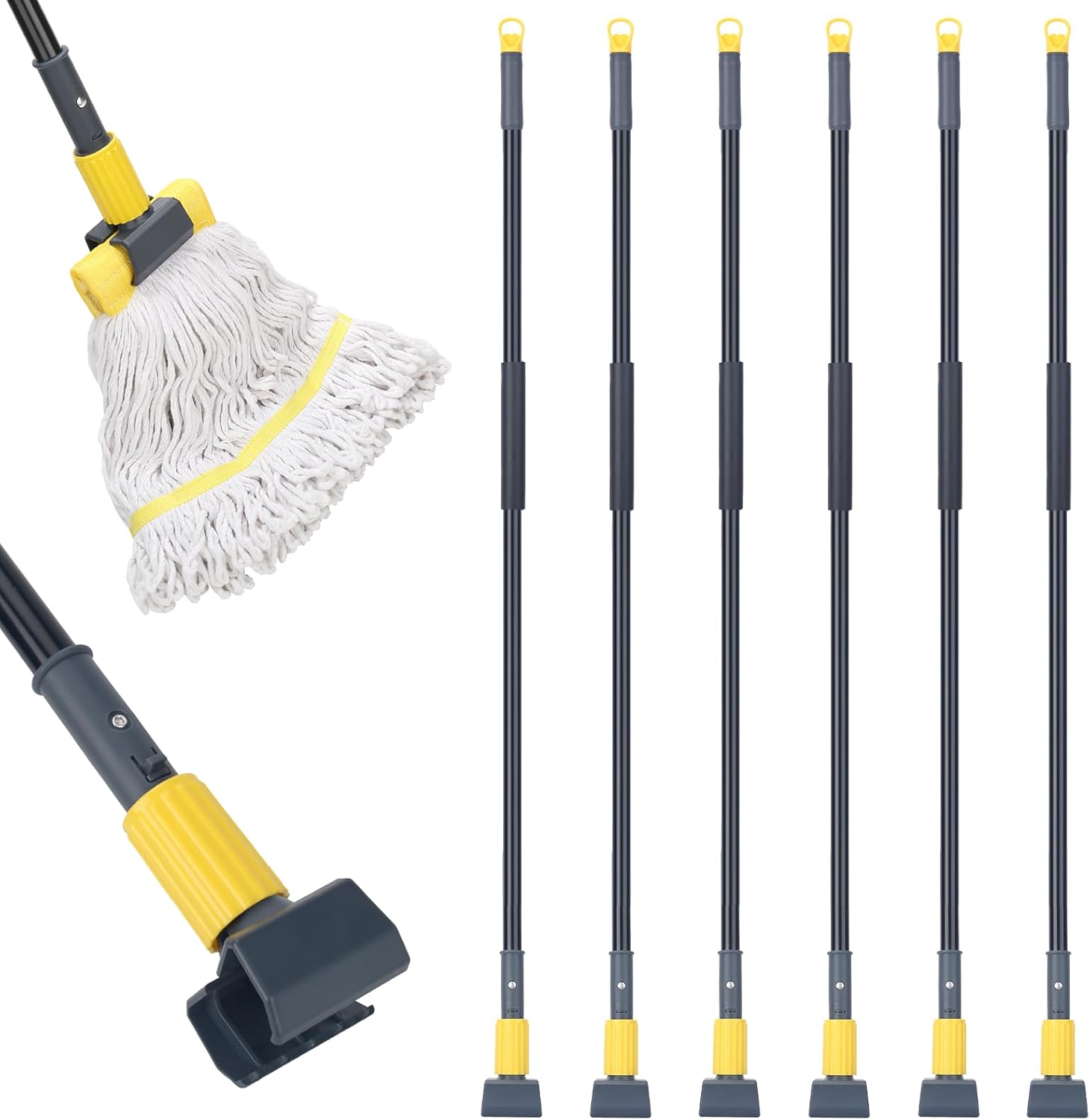 KeFanta 58 Heavy Duty Mop Handle 6 Pack