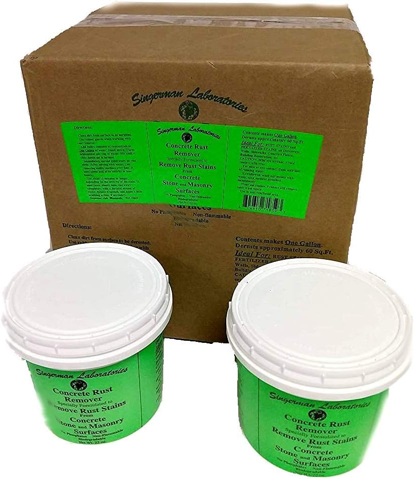 Singerman Rust Remover Gel for Concrete 8 Gallons