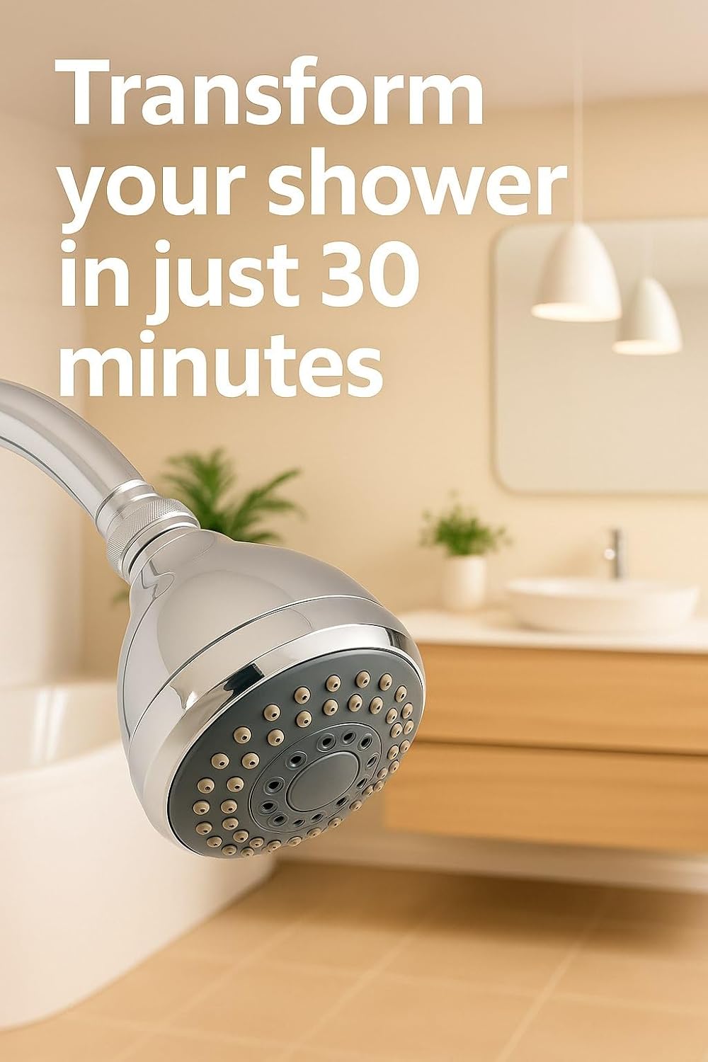 NoScale Pro Showerhead Descaling Kit - Eco-Friendly Limescale Remover