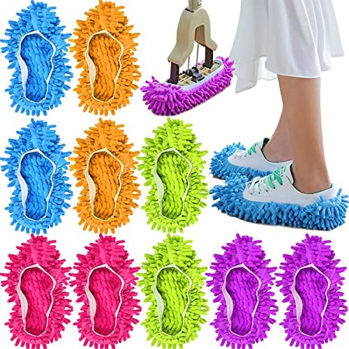 Milky House 10 Piece Microfiber Mop Slippers