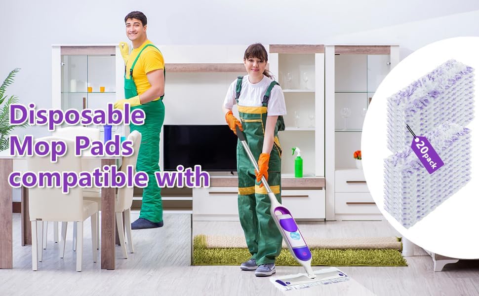 HY DYPP Power Mop Refill Set 20 30 Pads Vacuum Packed