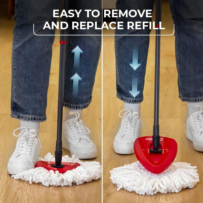 O-Cedar EasyWring Spin Mop Head Replacement Pack of 12 1