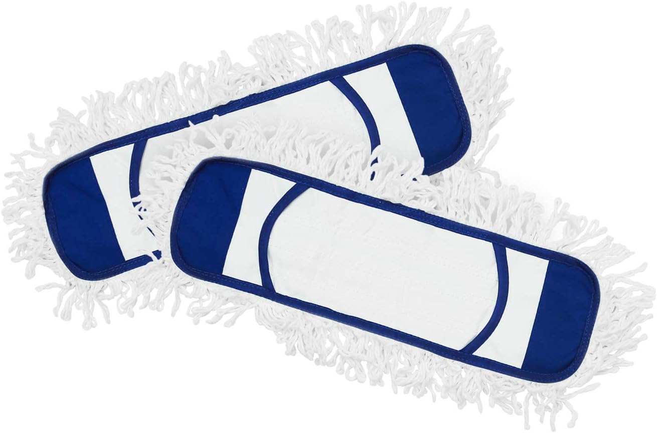 Eyliden Mop Pads 2 Pack Blue for Hardwood Floor Cleaning