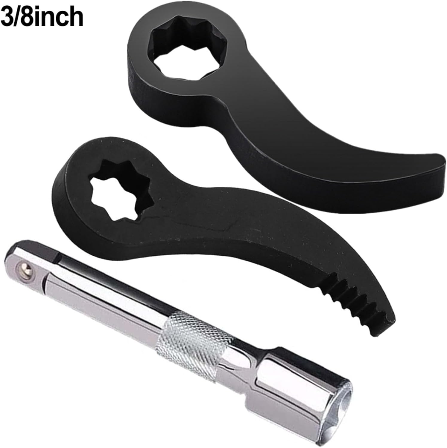 3Pcs Adjustable Pry Bar Wrench Adapter Tool