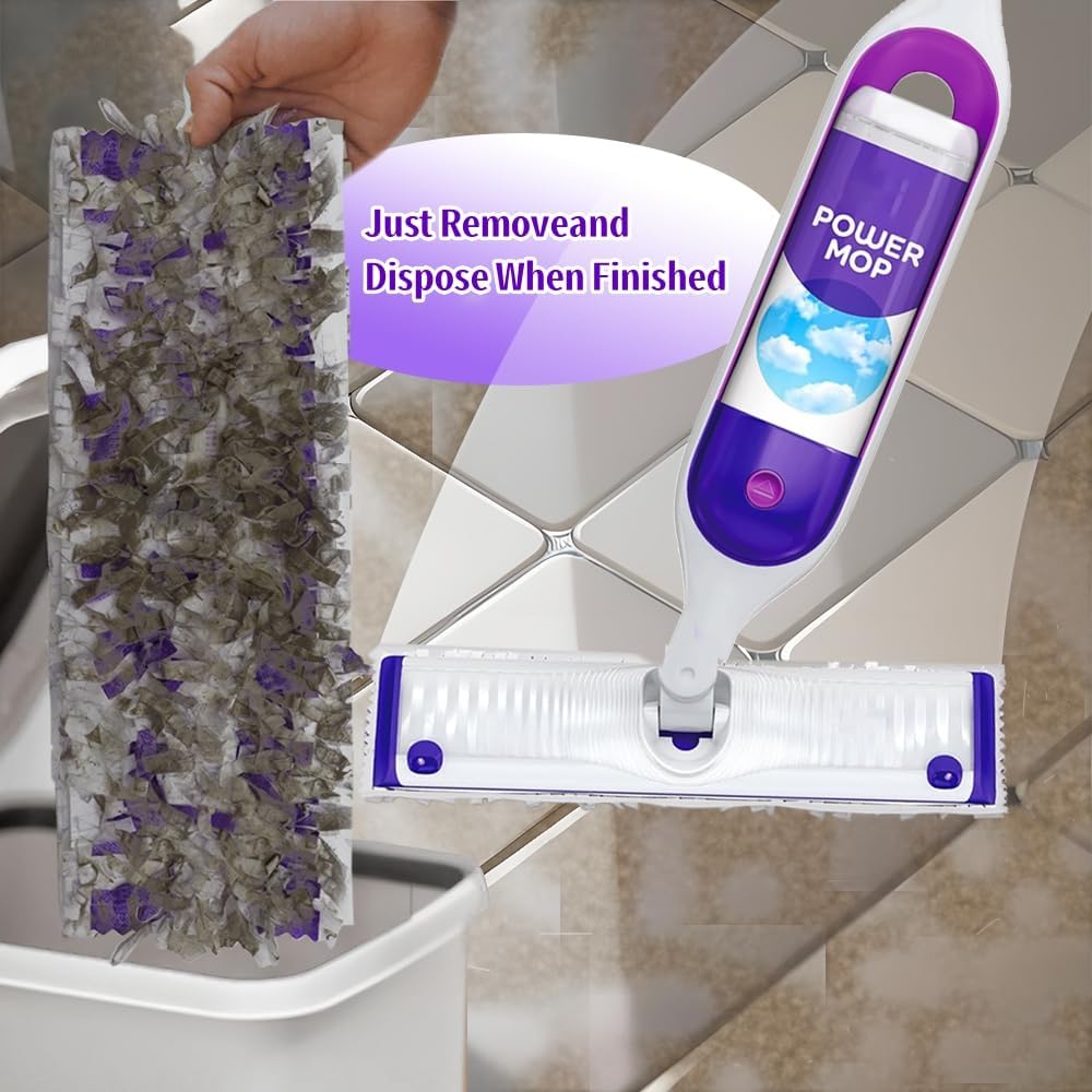 Disposable Mop Pads for S-wiff-er PowerMop 25 Count Refills