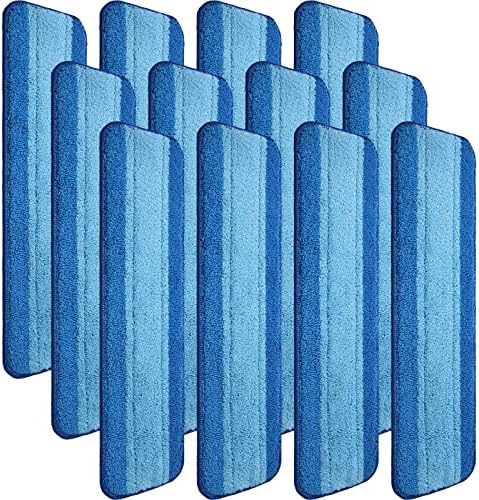 12 Piece Microfiber Mop Pads Reusable for Bona Mop