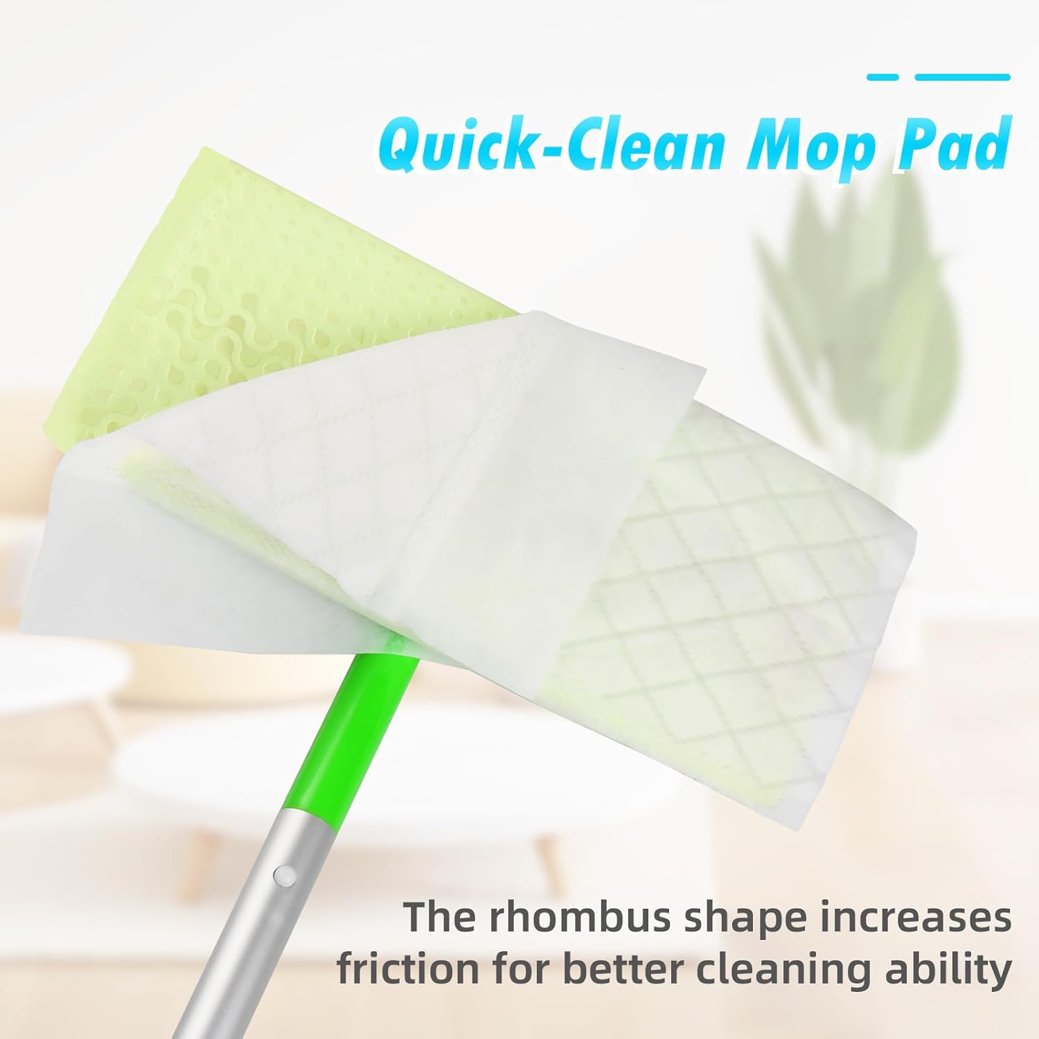 Bisenkud 24 Count Unscented Wet Mop Refills for Swiffer 1