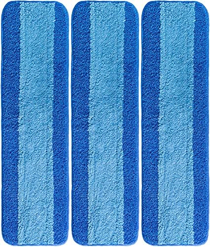 VanDuck Microfiber Mop Pads 3 Pack for Bona 18 Inch