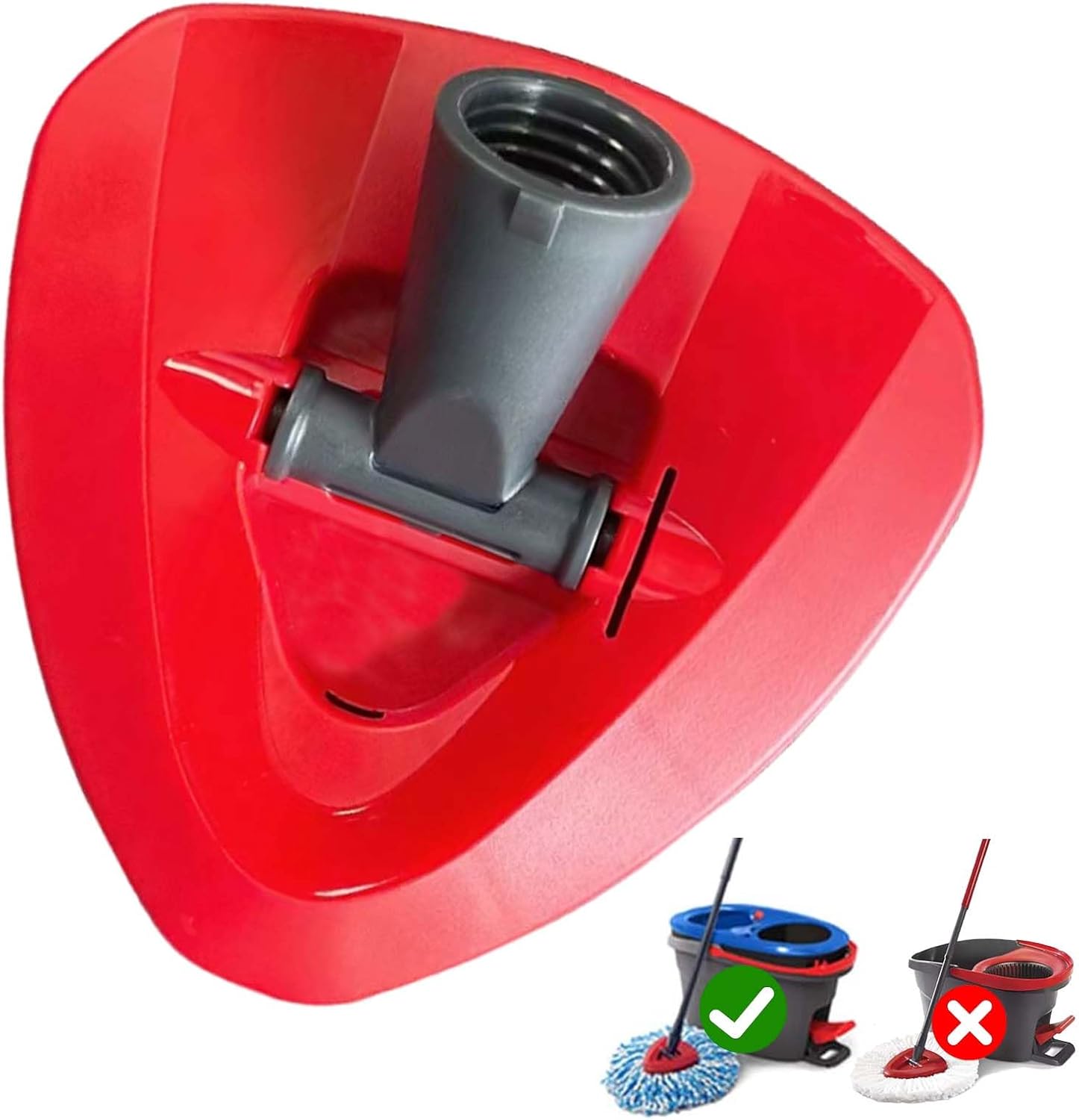 FOOKCIAN Spin Mop Replacement Base Head for 2-Tank System