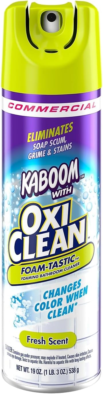 Kaboom 5703700071CT Foamtastic Bathroom Cleaner 19 oz 8Carton