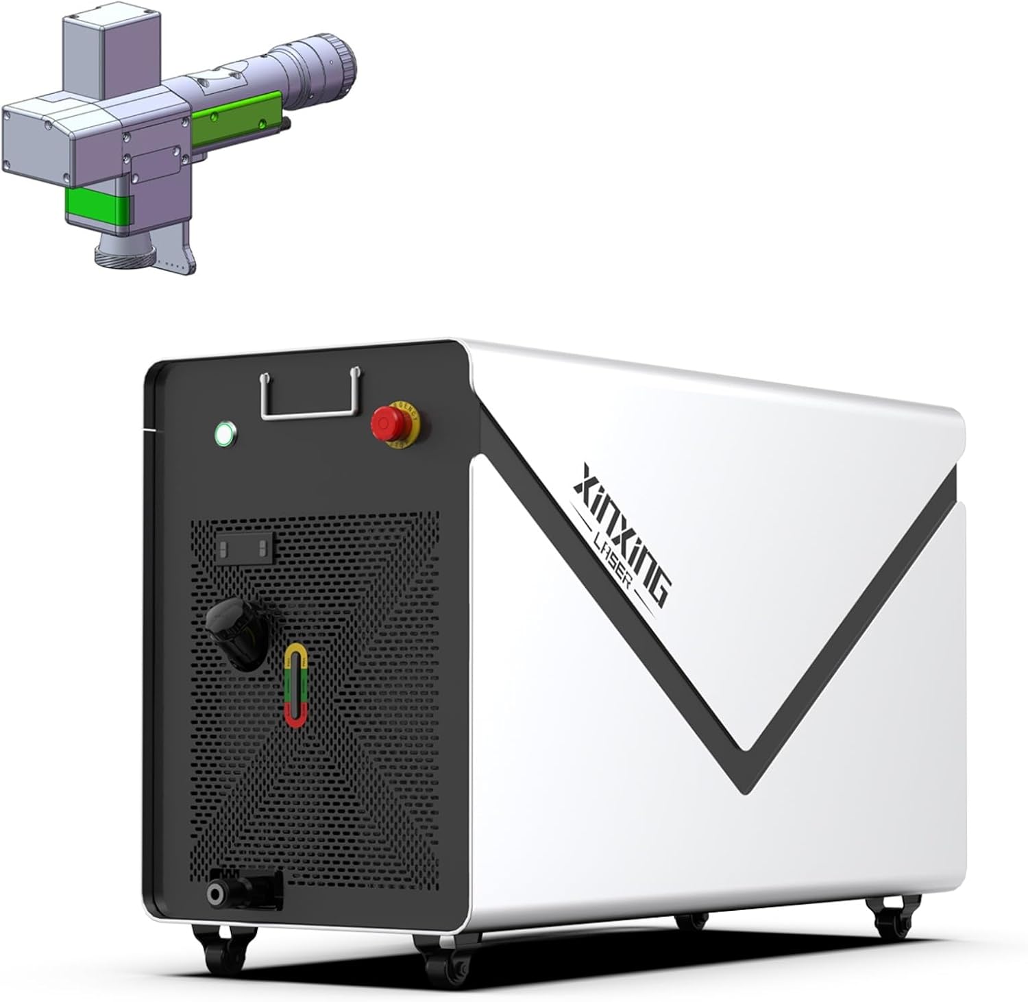 2000W Laser Cleaning Machine with 9 Modes and 300mm Scan