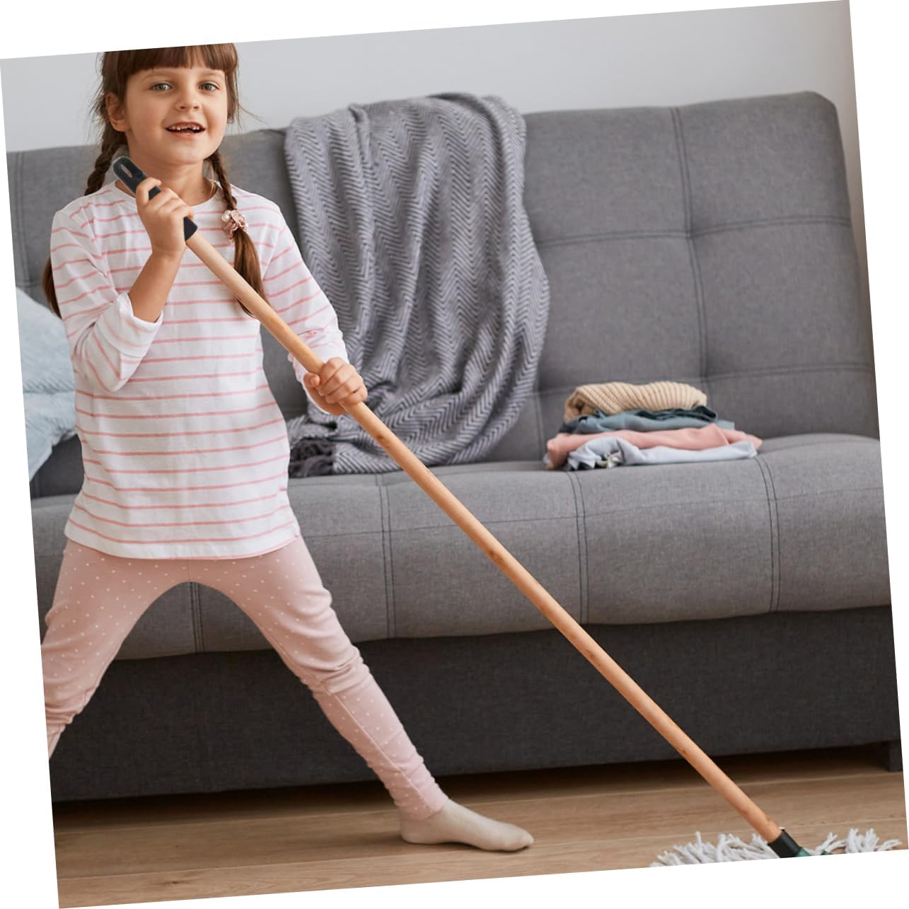 5-Piece Mop Handle End Caps Set for Easy Replacement