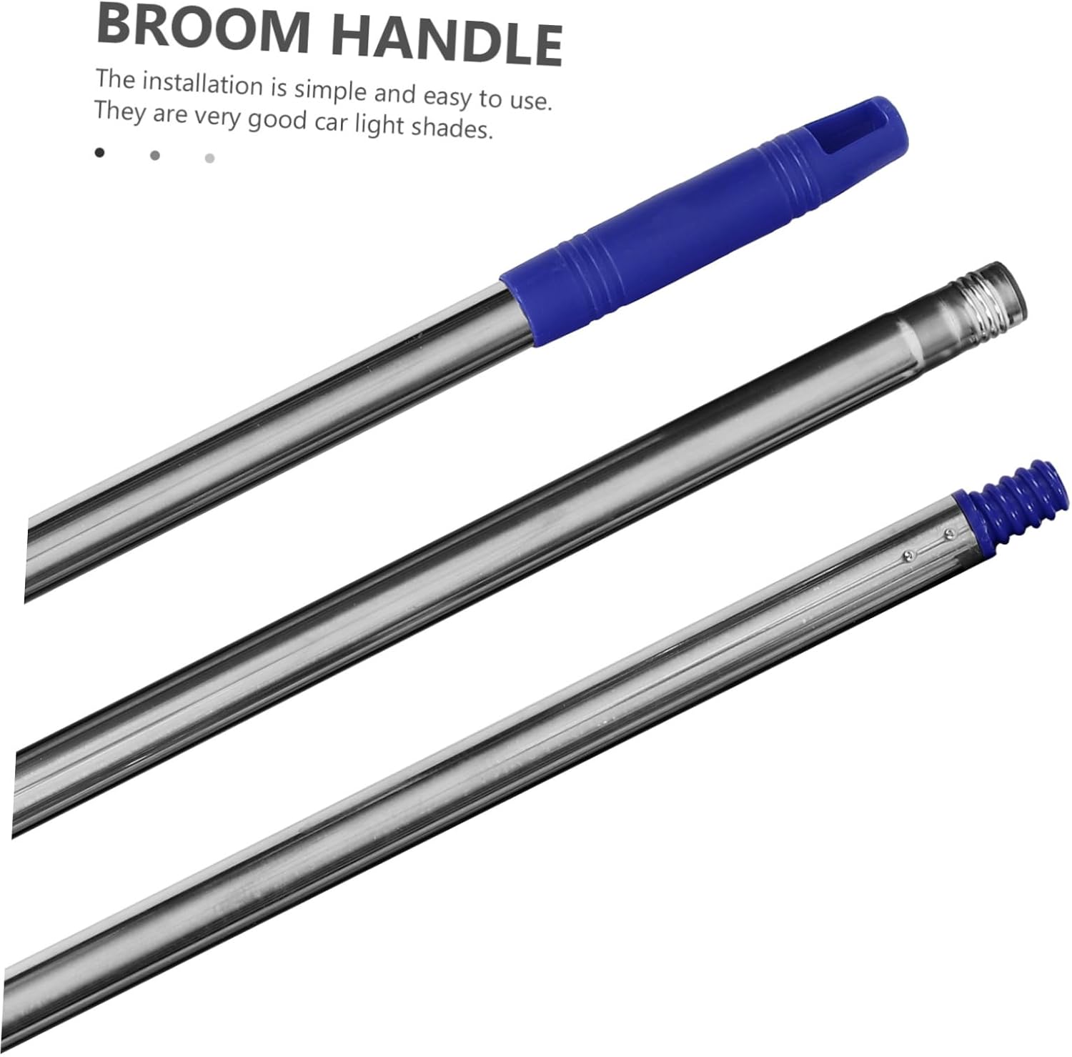Minkissy 3-Section Mop Handle Replacement Pole