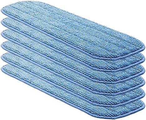 Pokin Washable Microfiber Mop Head Replacement 6Pack - Blue