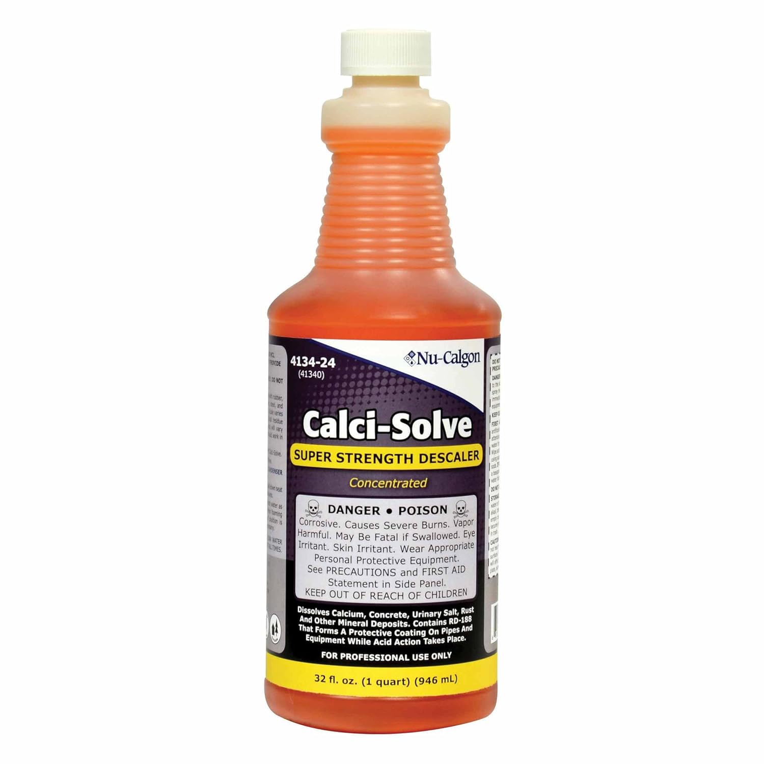 Nu-Calgon 4134-24 Calci-Solve Descaler 1 Qt Bottle 1
