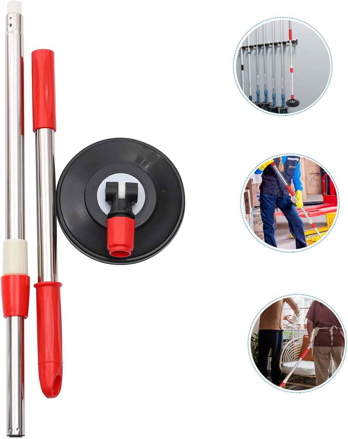 360 Swivel Mop Pole Handle Replacement