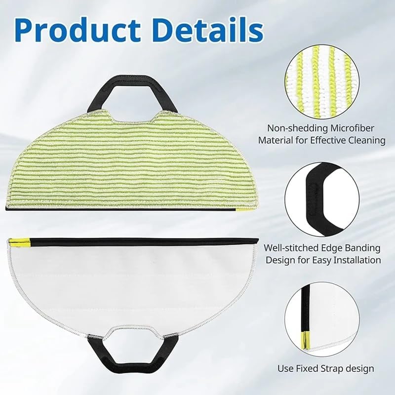RV2610WA 2-in-1 Robot Vacuum Mop Replacement Handle 6 Pcs