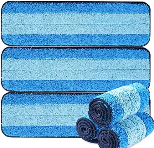 MR SCRUB 6 Pack Microfiber Mop Pads for Bona Mop