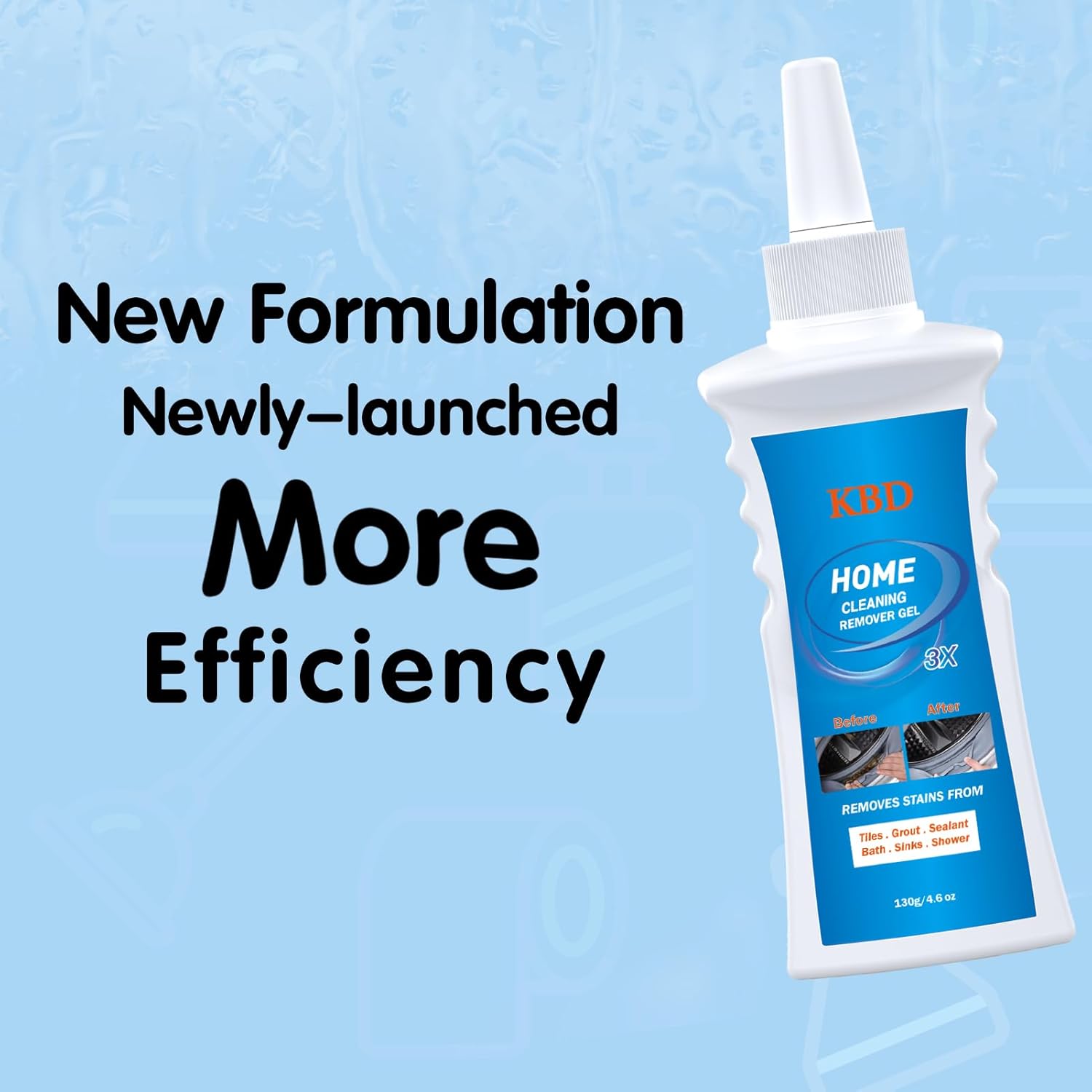 KBD Home Cleaning Gel - 130g Black Stain Remover