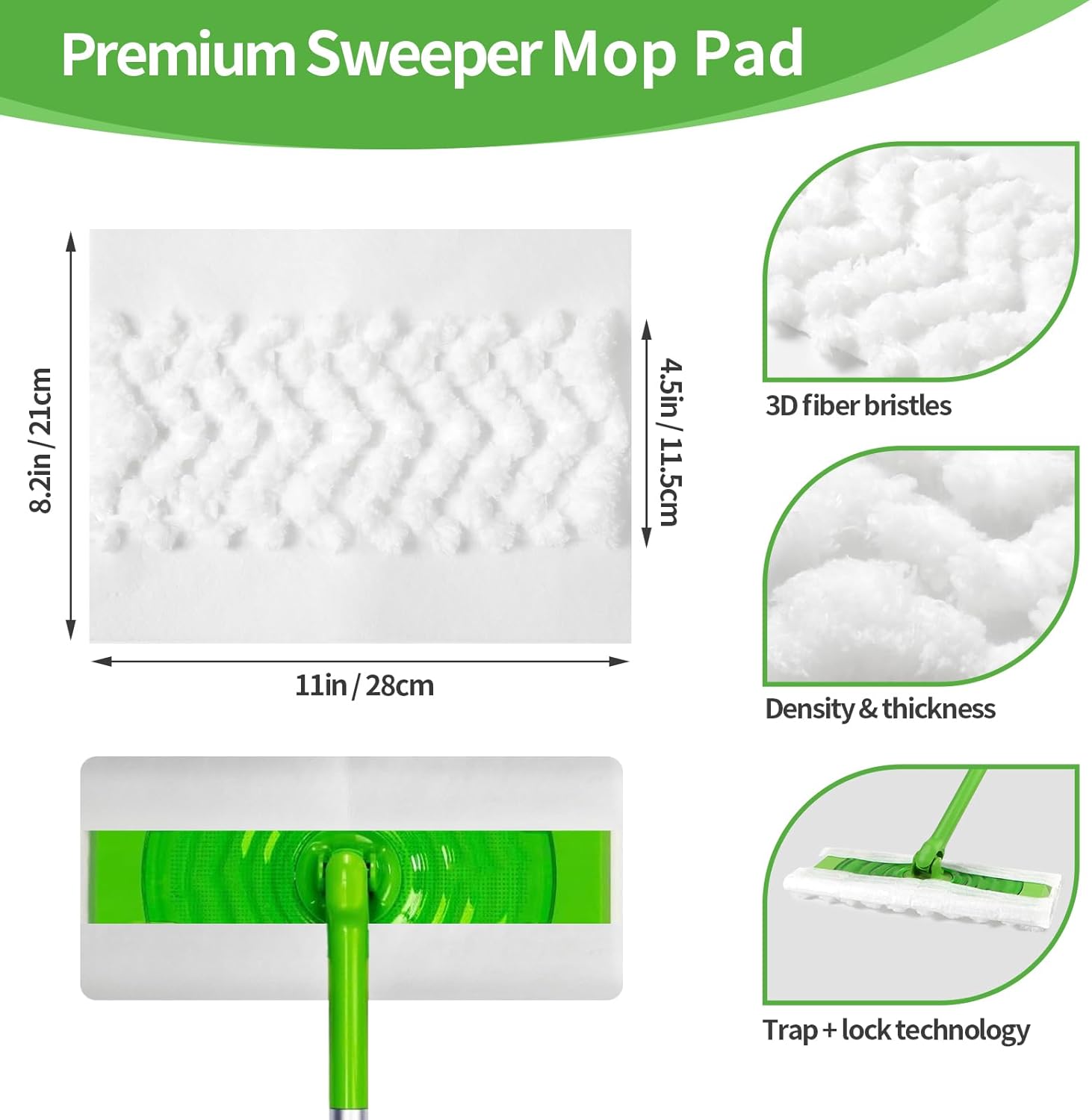 60 Count Pet Heavy Duty Dusters Refills for Swiffer