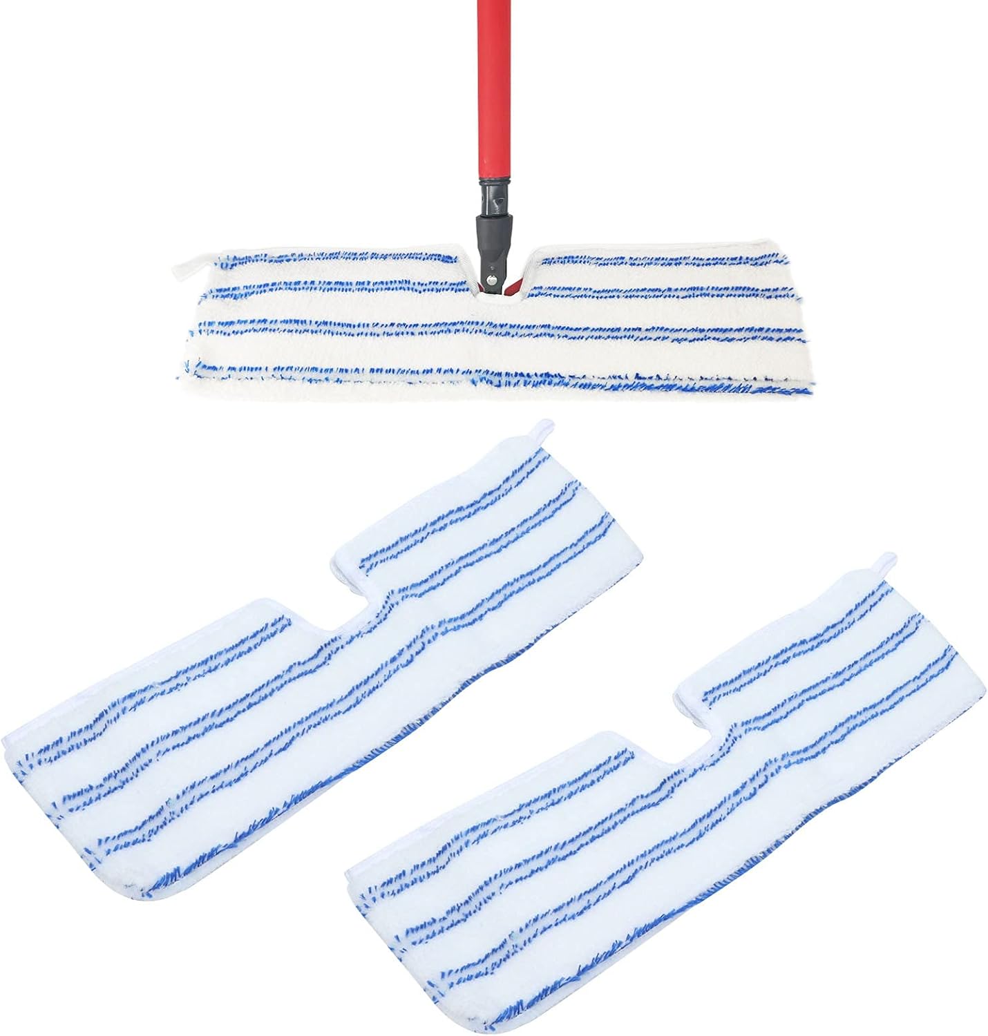 2 Pack Microfiber Mop Heads for O-Cedar DryWet Use