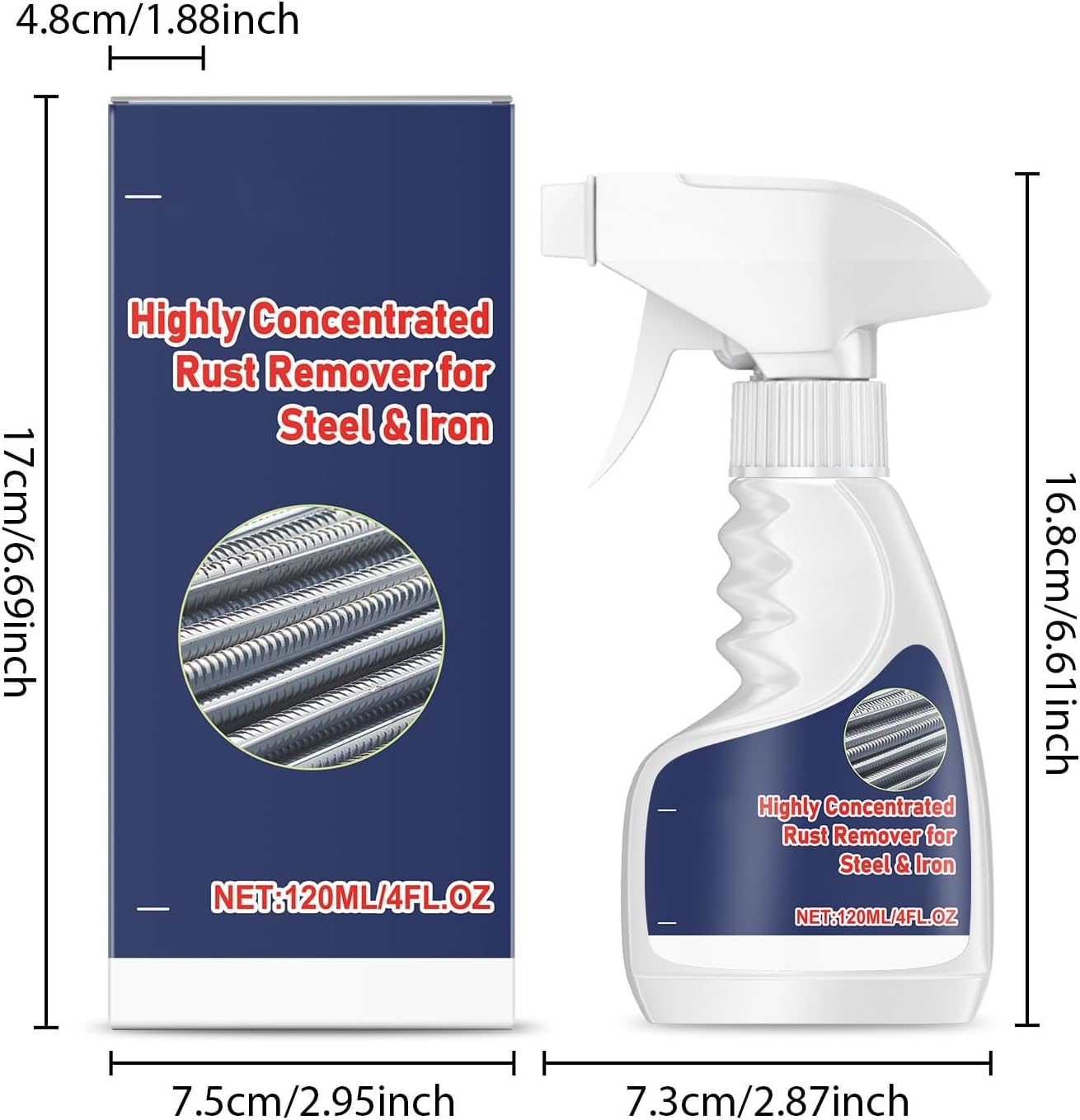 Heavy Duty Metal Rust Remover Spray 1