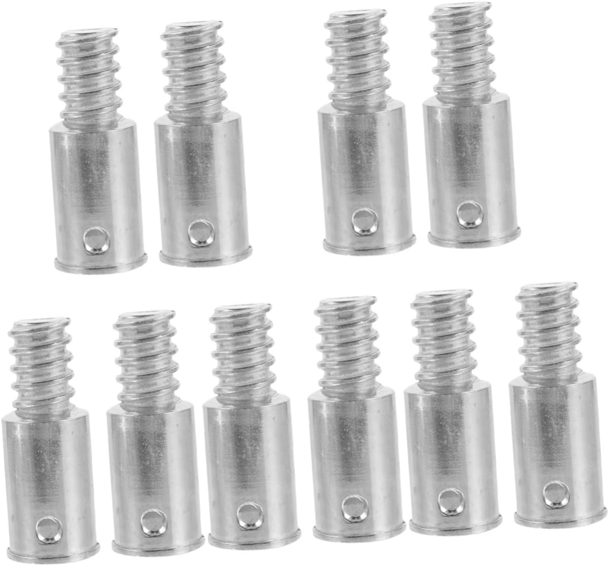 10pcs Threaded Extension Pole Adapter for Broom Handles