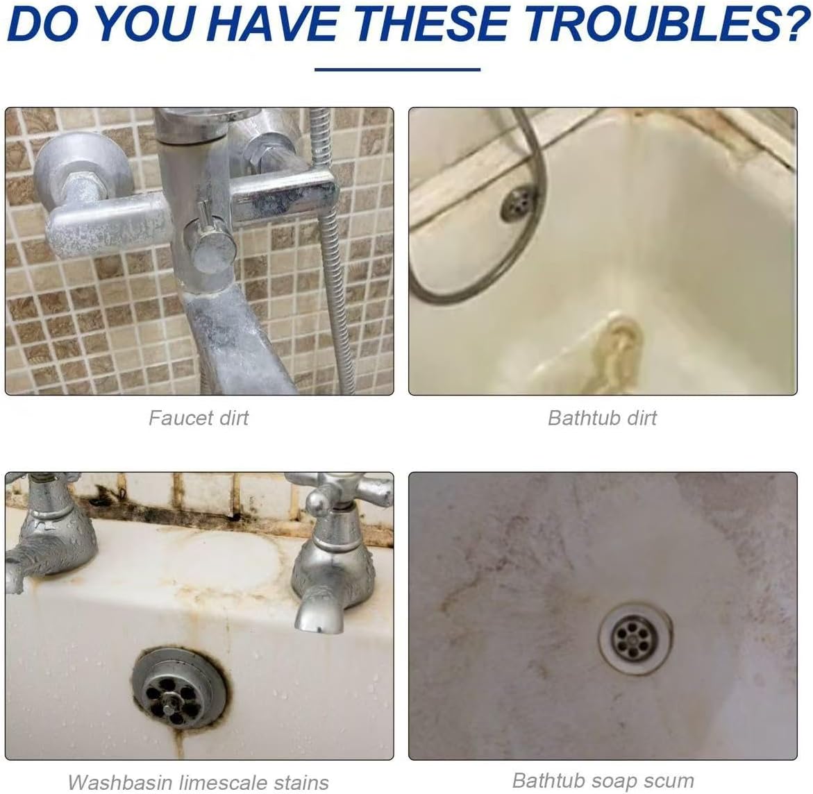 Bathroom Cleaner - Foam Descaler for Glass Tiles and Faucets