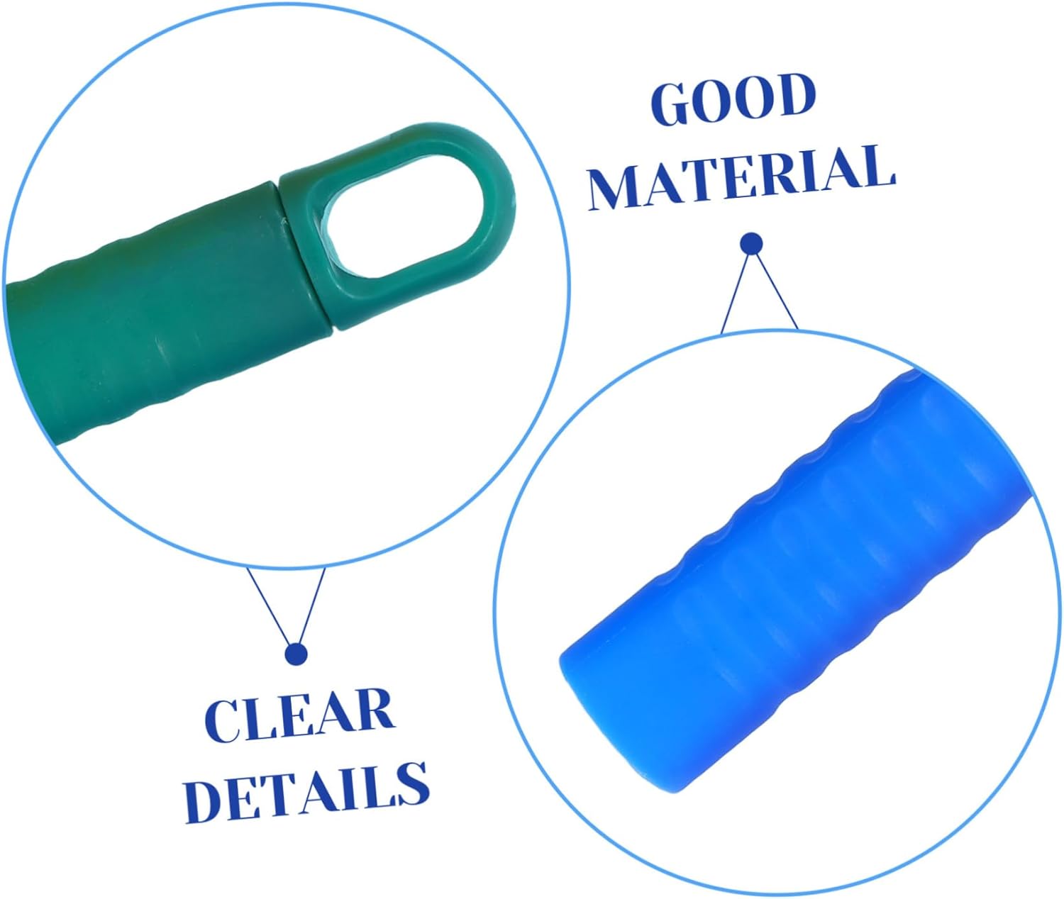 5pcs Extension Pole Adapters with Ergonomic Grip for Mop Handle Ends
