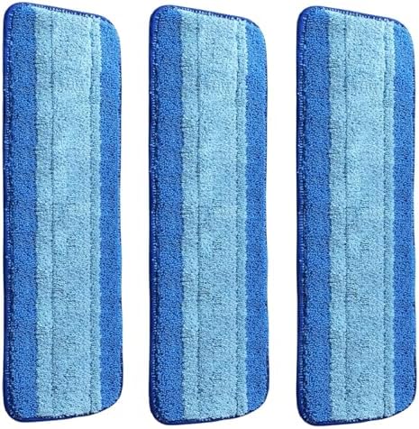 3 Pack Microfiber Mop Pads for Bona Mops Washable Reusable 1