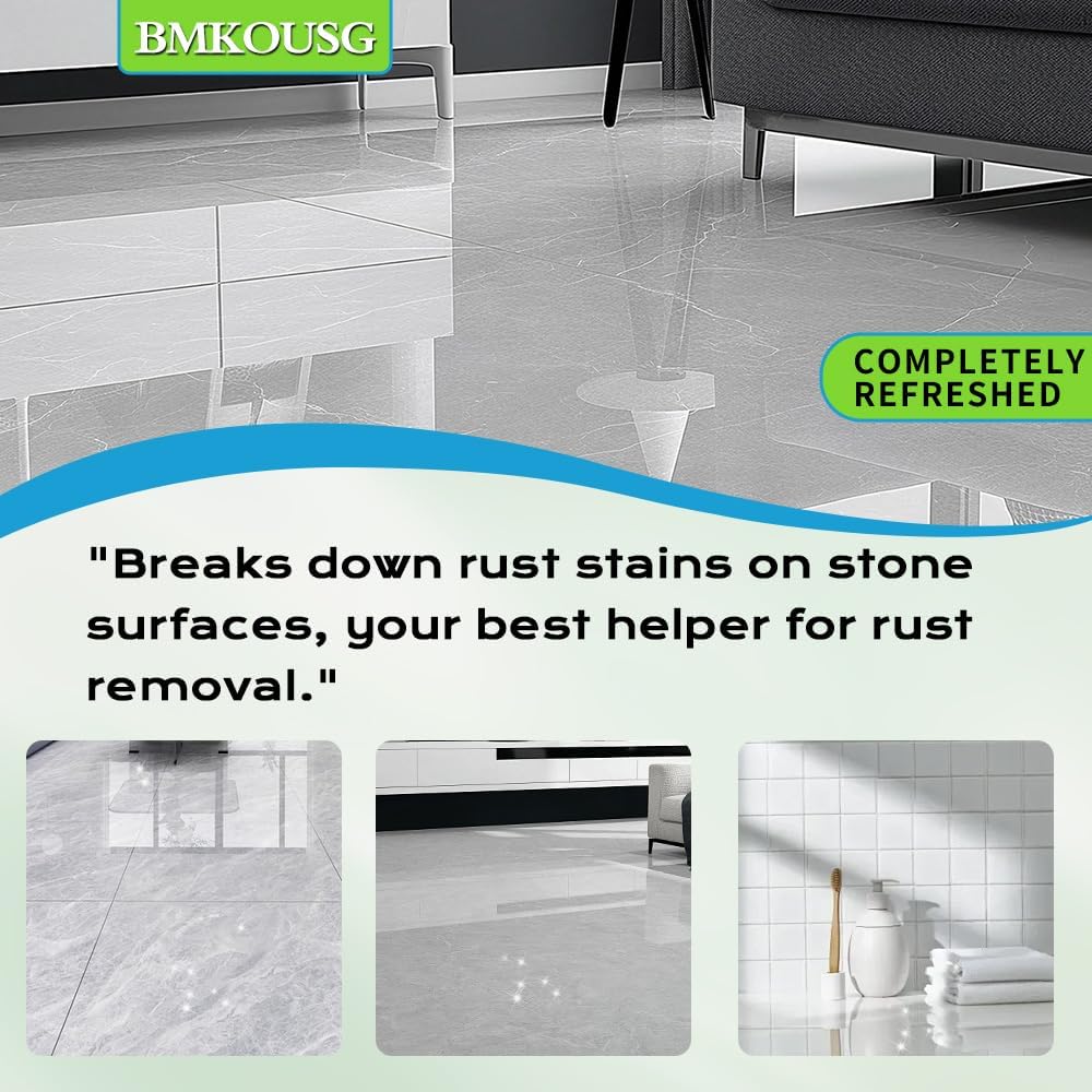 Bmkousg Rust Stain Remover for Marble Granite and Tile