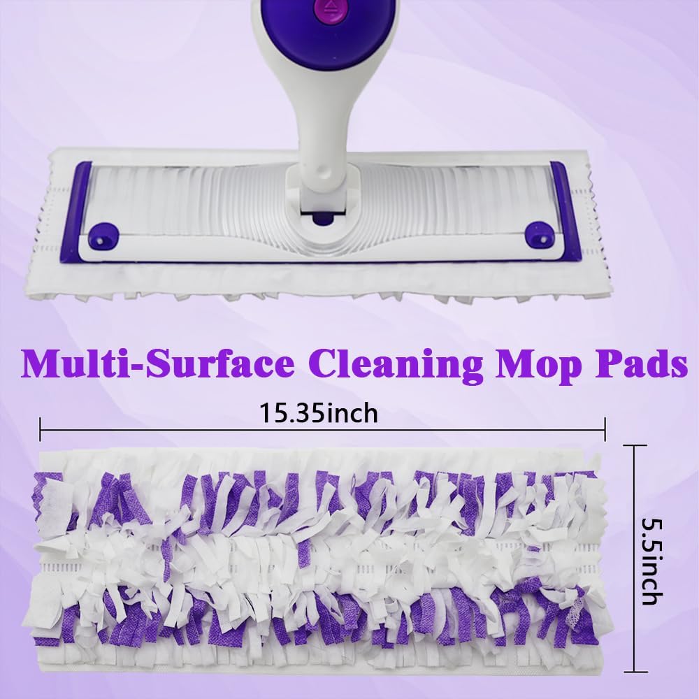 Mewvine Swiffer PowerMop Refill Pads - 30 Count Multi-Surface Mopping Pad Replacement
