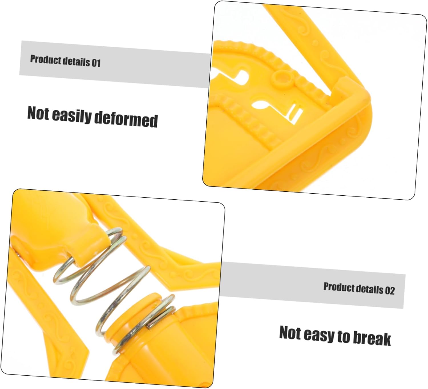 Minkissy Mop Head Connector with Secure Threaded Clip