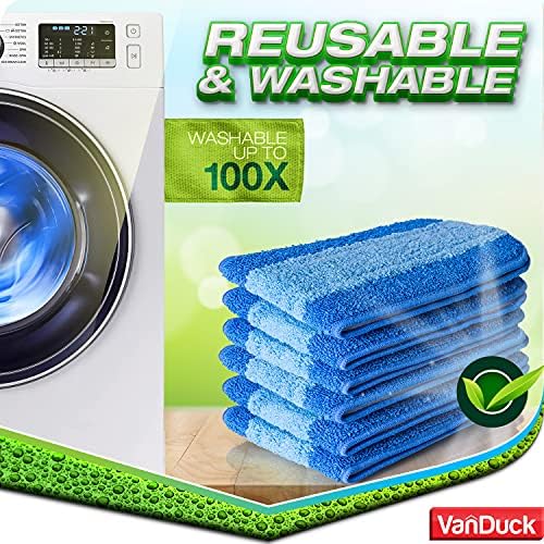VanDuck Microfiber Mop Pads 3 Pack for Bona 18 Inch