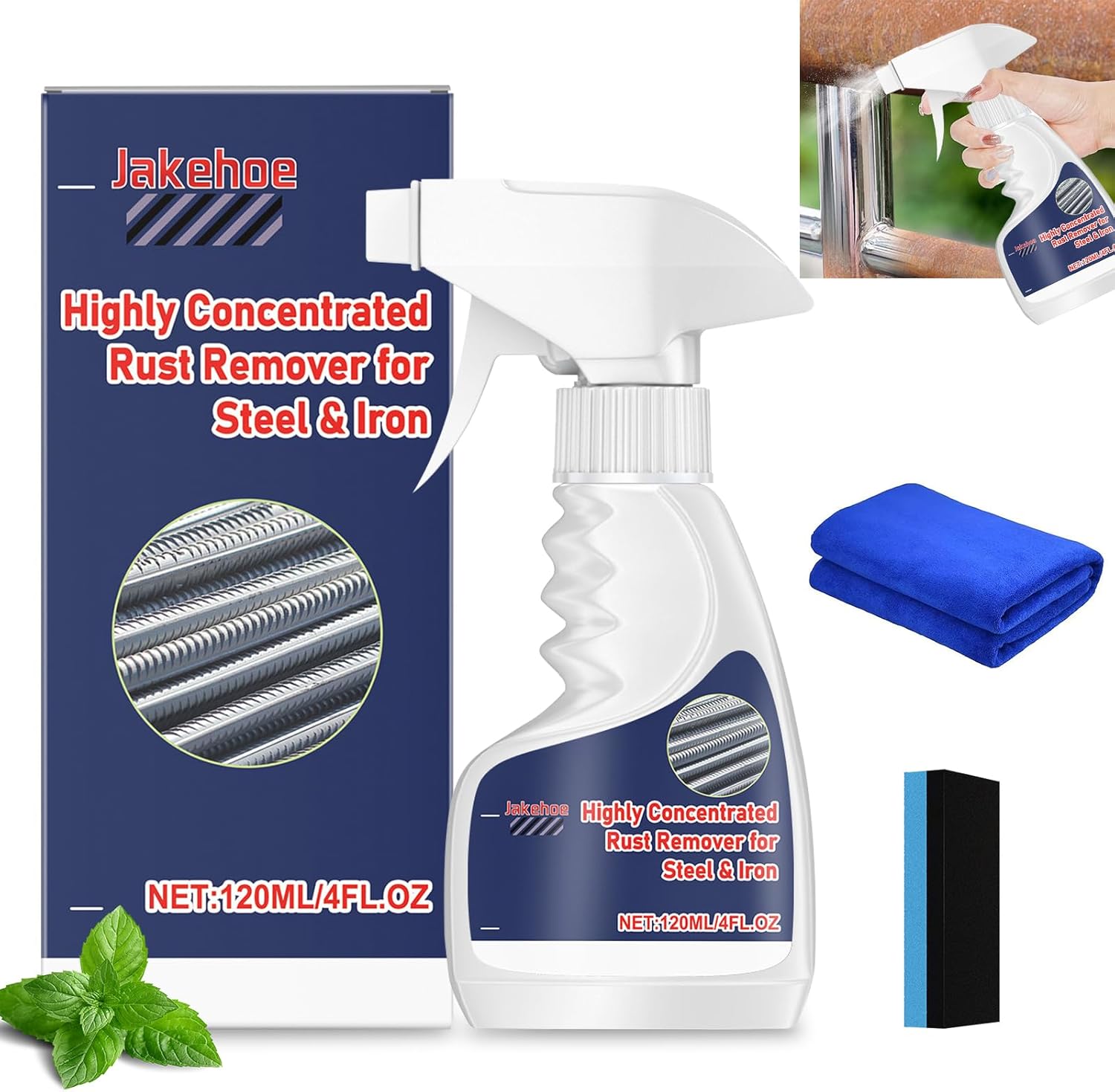 Heavy Duty Rust Remover Spray for Metal Surfaces