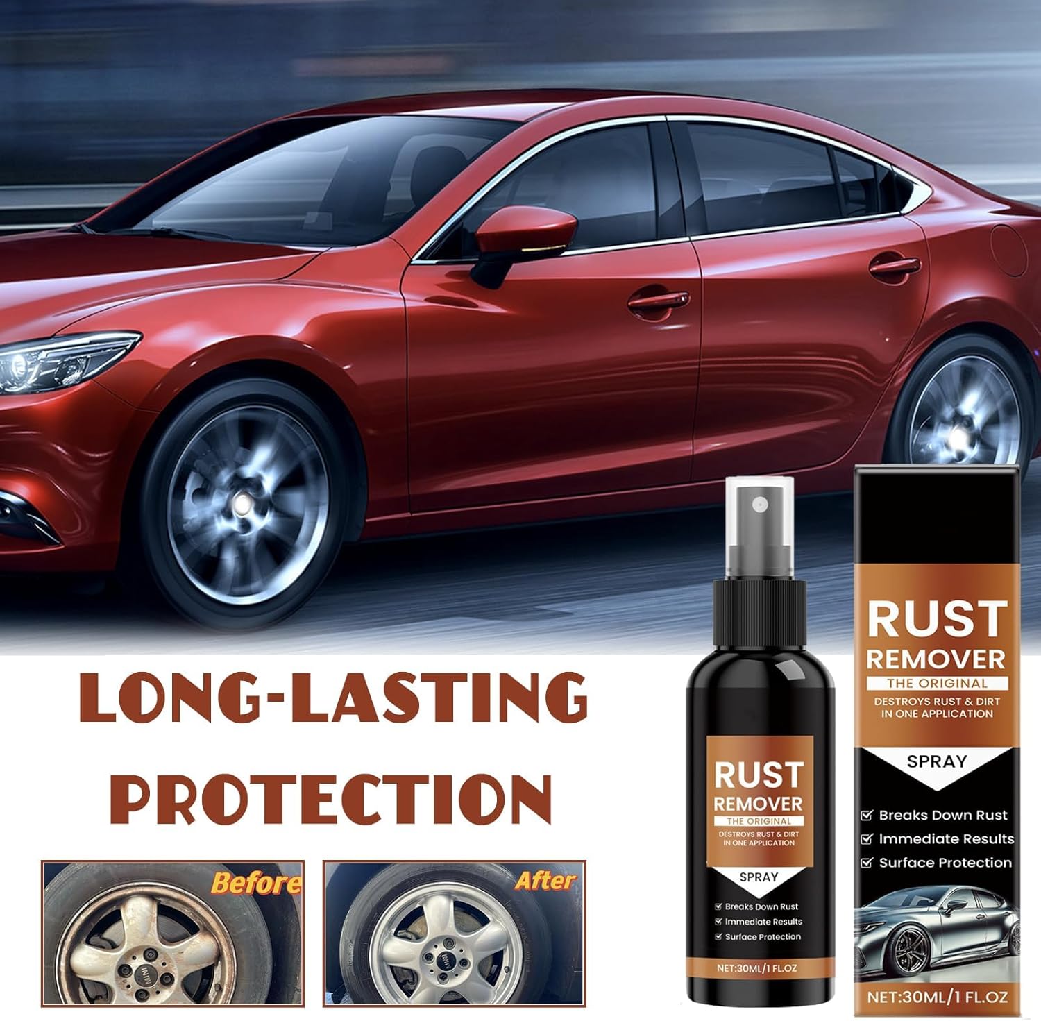 Nexa Rust Remover Spray 3 Pack - Fast Acting and Safe