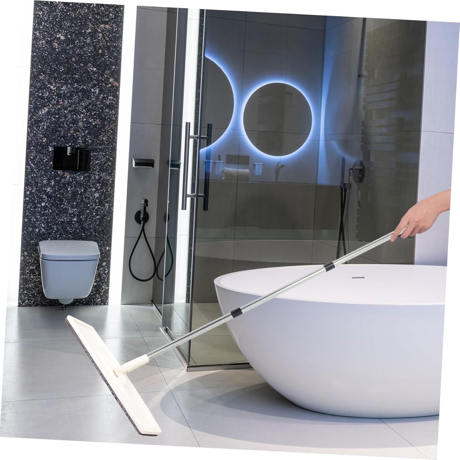 Stainless Steel Mop Handle Extension for Easy Storage and Maintenance