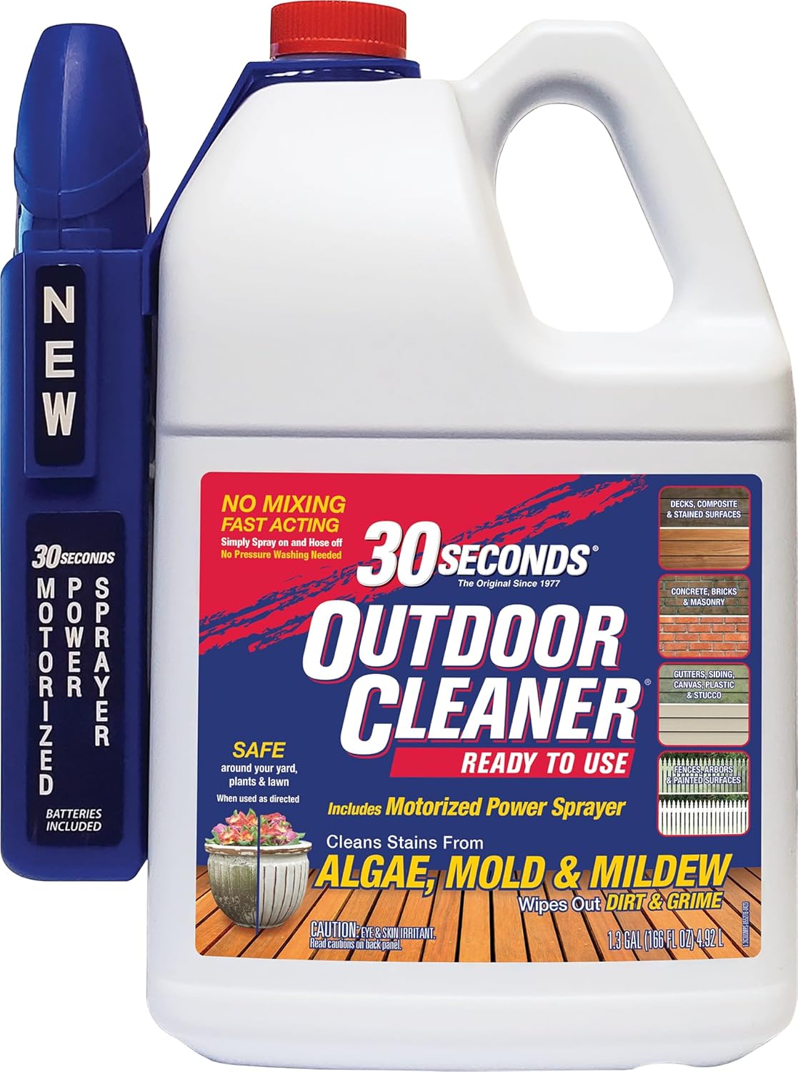 30 SECONDS Mold Mildew Remover 13 Gallon Ready to Use