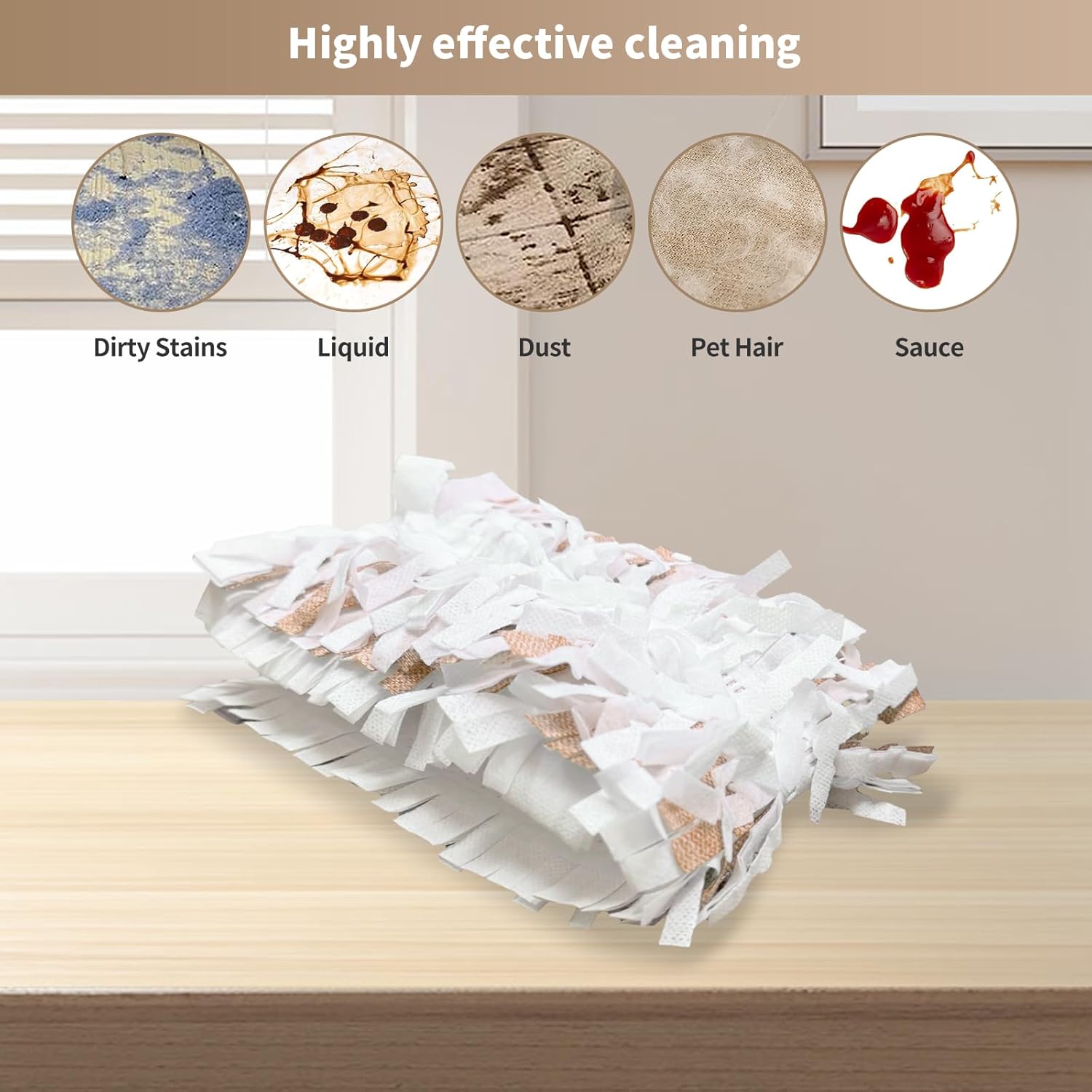 18 Pack Disposable Mopping Pads Refills for Swiffer PowerMop Wood Mops