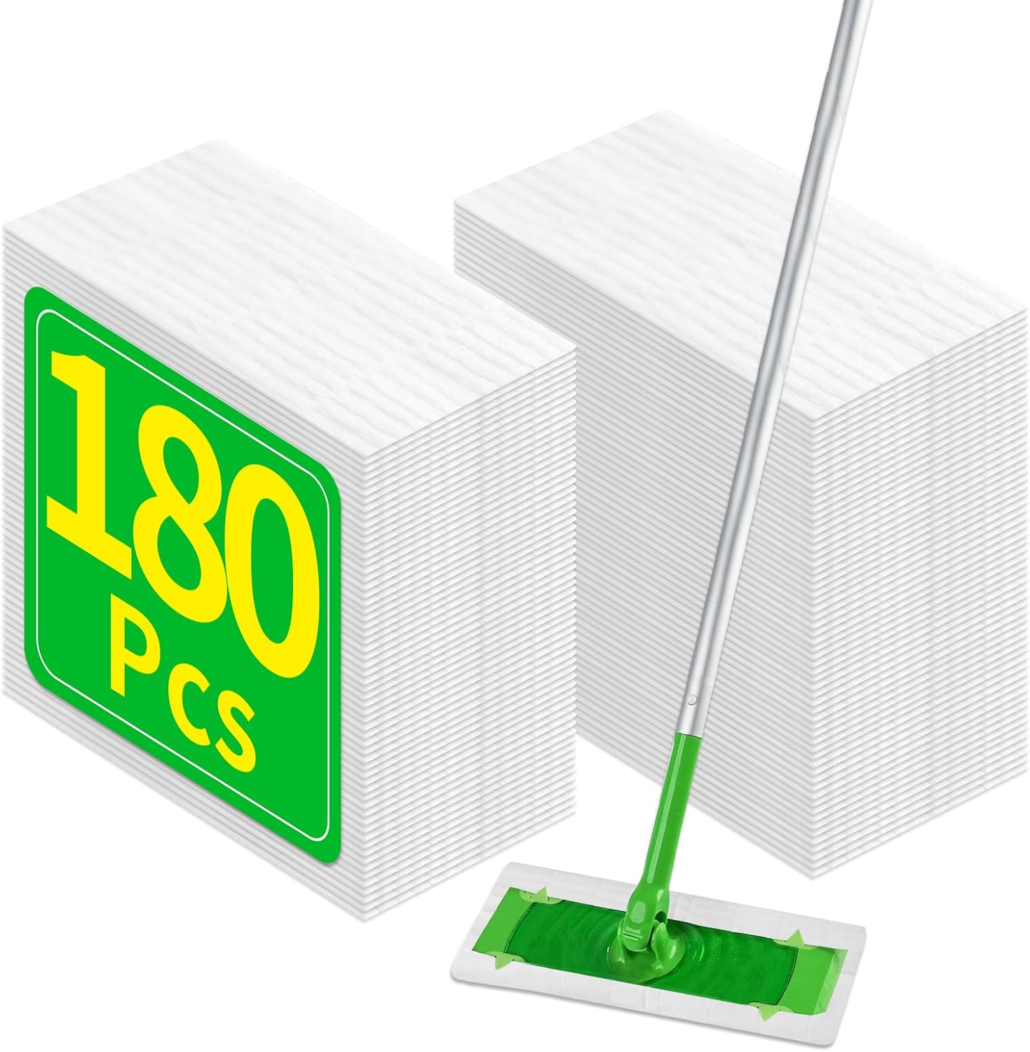 FURCIELOS Dry Sweeping Cloths for Swiffer 180 Count Refill Pack 1