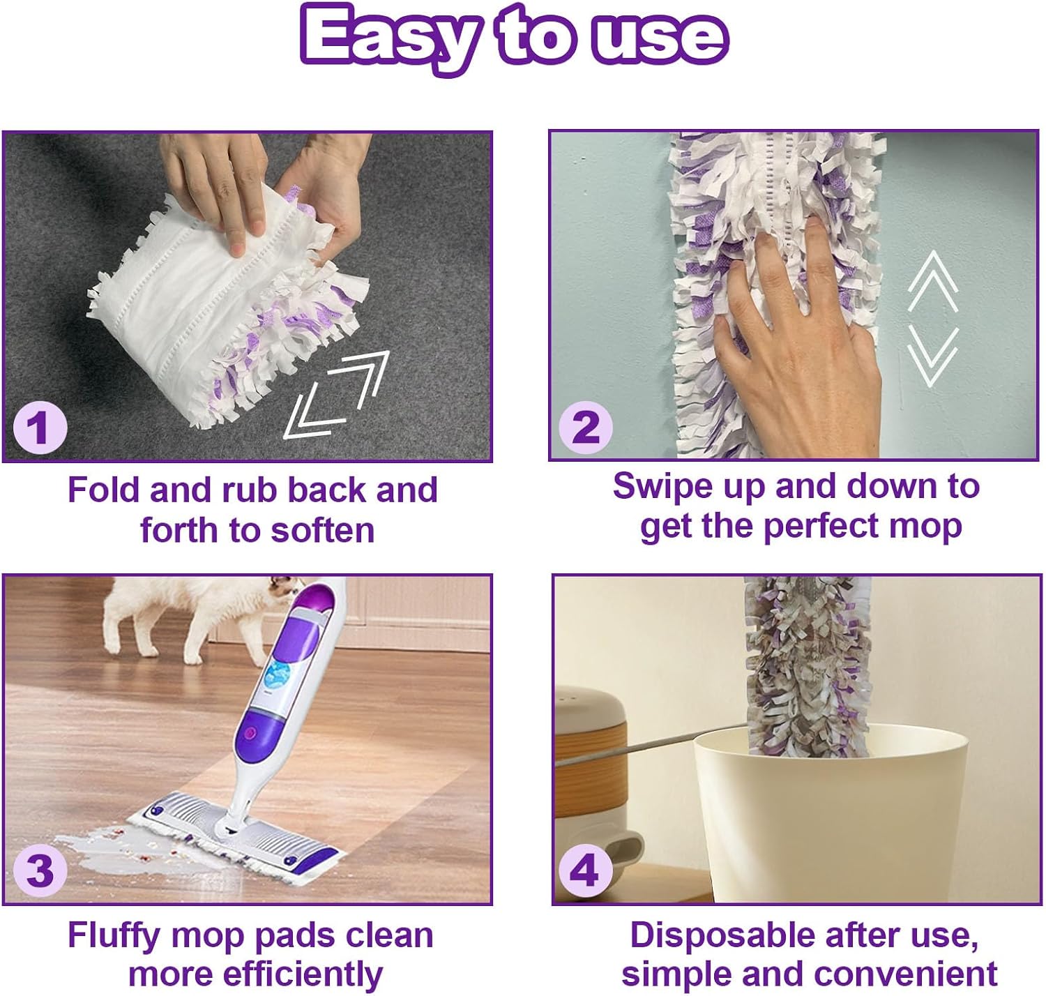 22 Count Swiffer Power Mop Refill Pads for Multi-Surface Cleaning