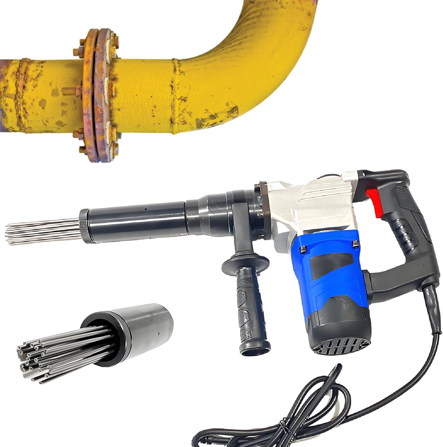 1100W Electric Needle Rust Remover 3600-4500 RPM