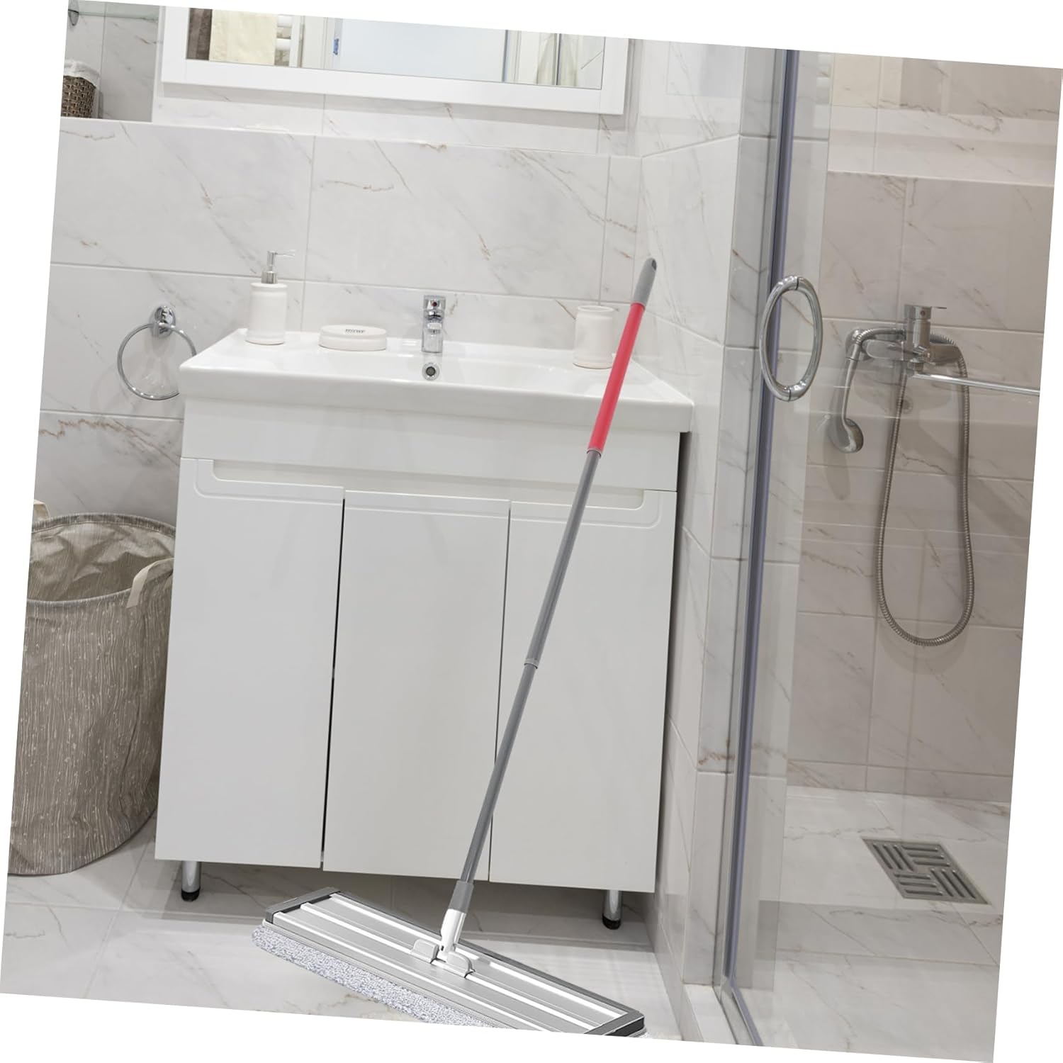 Adjustable Flexible Mop Handle Replacement for Floor Cleaning