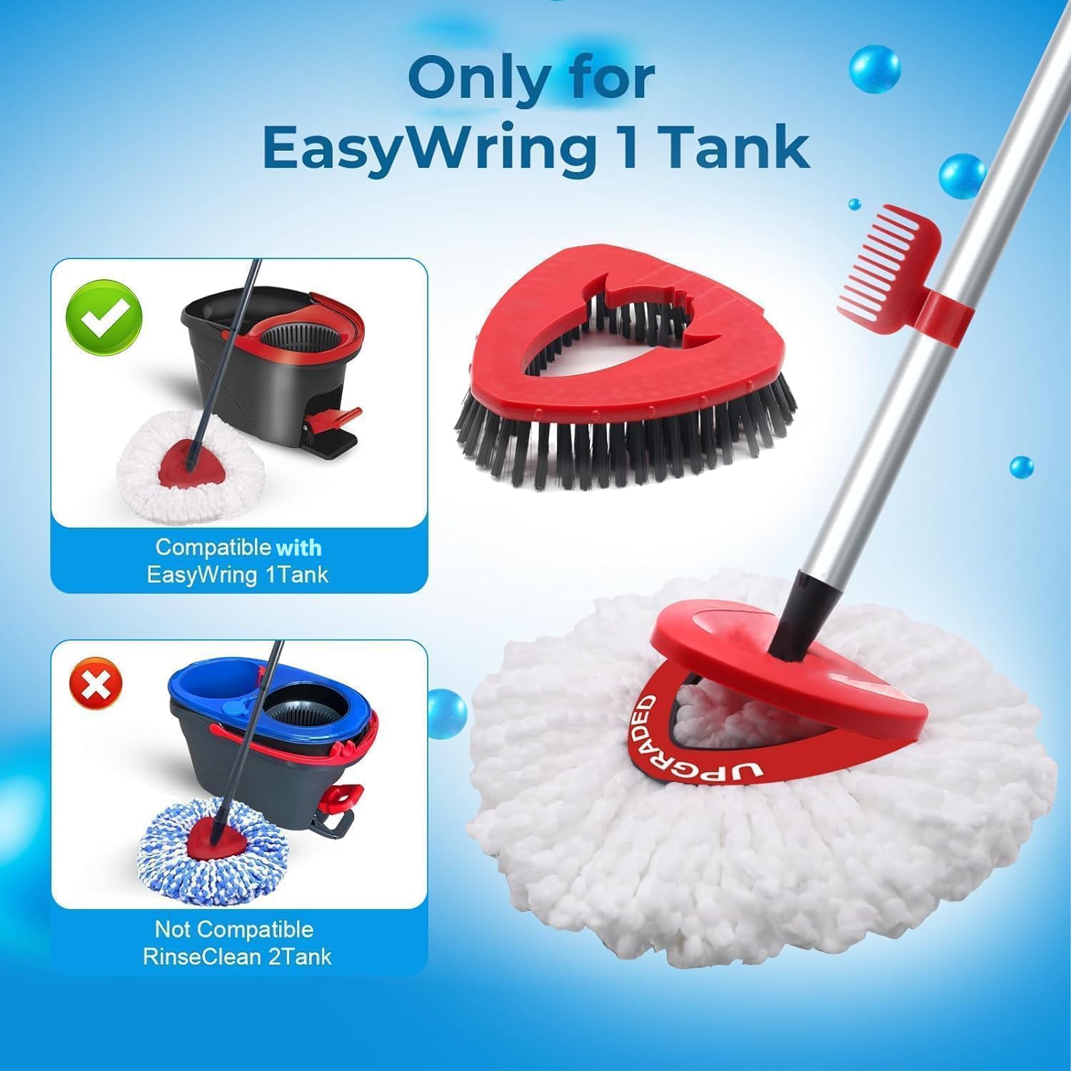 Wakayoyo Spin Mop Replacement Head Set 1