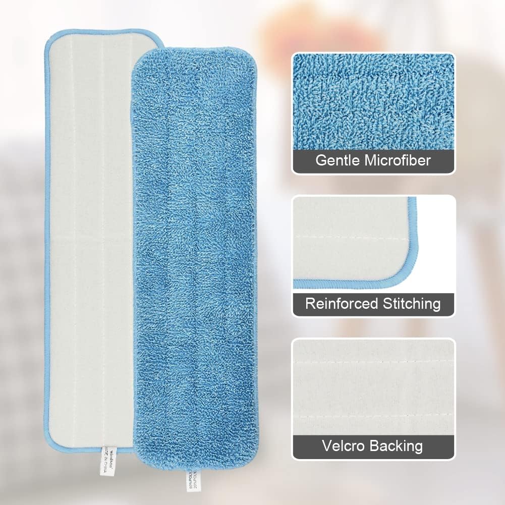 Windson 6 Pack 18 Microfiber Mop Pads Reusable