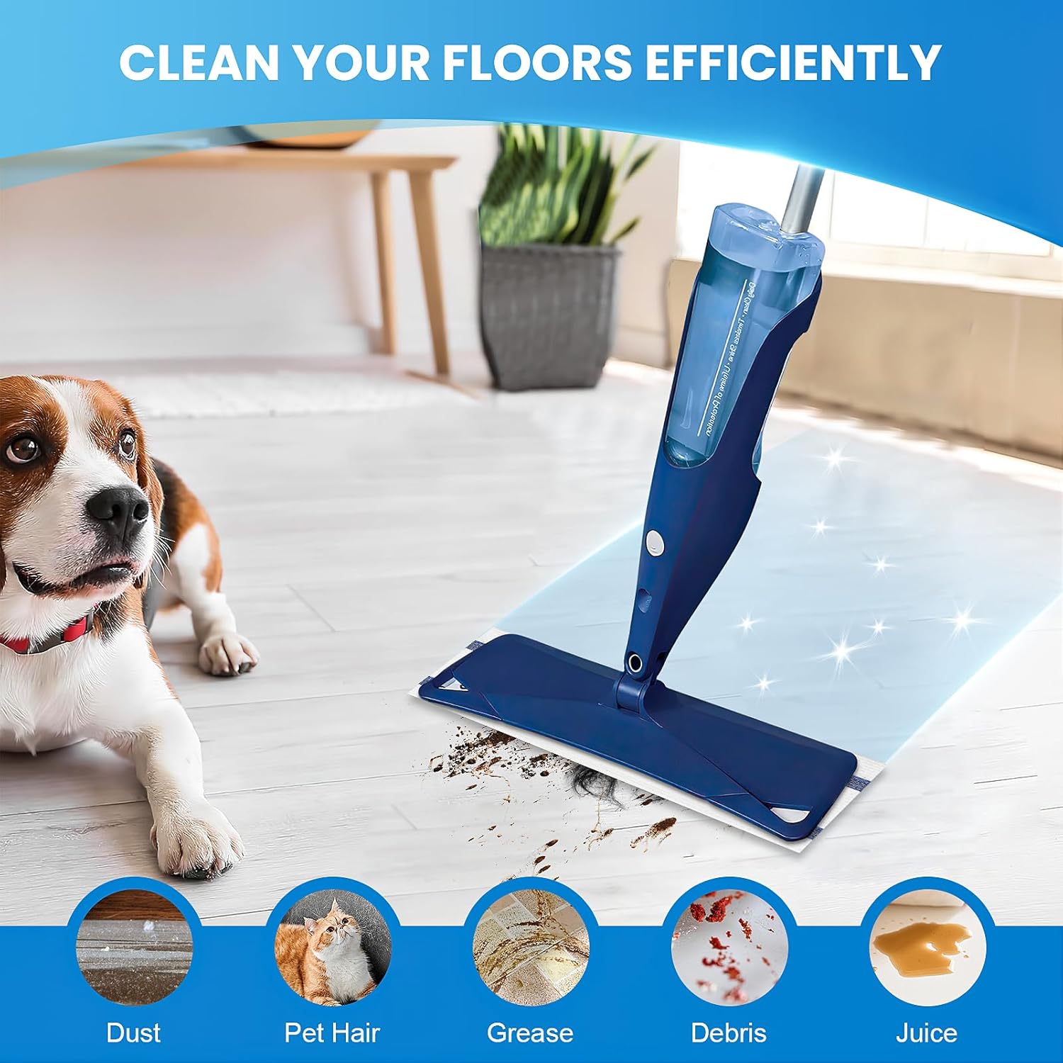 50 Pack Disposable Microfiber Mop Pads for Bona Mop Series
